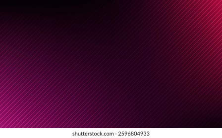 Gradient diagonal lines fading from dark to vibrant magenta, a modern and elegant abstract background for digital design and presentations, highlighting a sense of flow