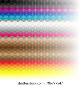 Gradient of different shades.