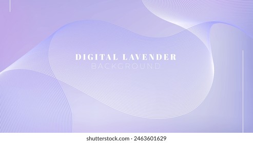 Diseño de Vector de fondo de lavanda digital en eps 10