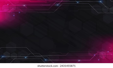 Gradient Digital technology background. Futuristic background for various design projects such as websites, presentations, print materials, social media posts 