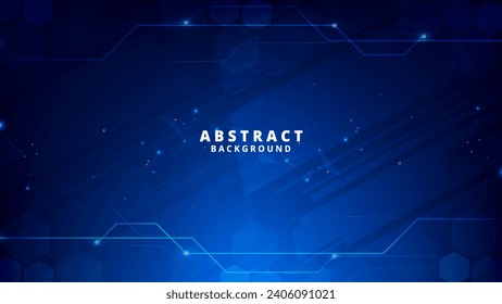 Gradient Digital technology background. Network connection dots and lines. Futuristic background for various design projects such as websites, presentations, print materials, social media posts 