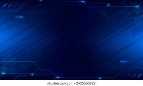 Gradient Digital technology background. Network connection dots and lines. Futuristic background for various design projects such as websites, presentations, print materials, social media posts 