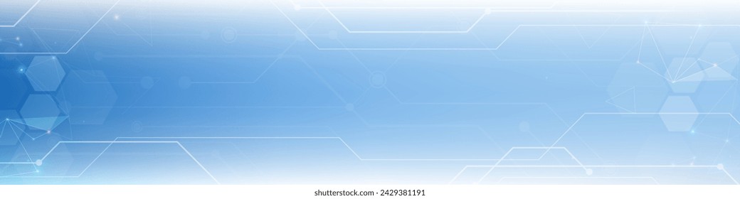 Gradient Digital technology banner. Futuristic banner for various design projects such as websites, presentations, print materials, social media posts 
