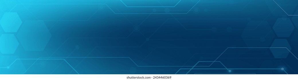 Gradient Digital technology banner. Futuristic banner for various design projects such as websites, presentations, print materials, social media posts 