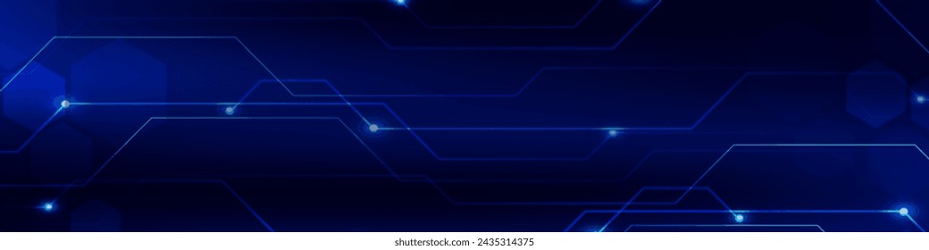 Gradient Digital technology banner. Futuristic banner for various design projects such as websites, presentations, print materials, social media posts 