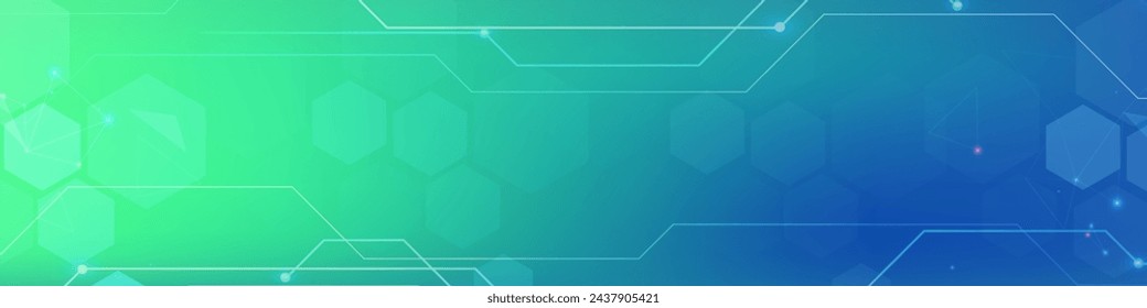 Gradient Digital technology banner. Futuristic banner for various design projects such as websites, presentations, print materials, social media posts 