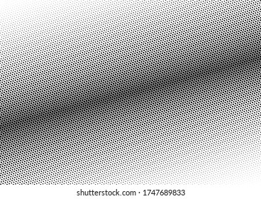 Gradient Dots Background. Abstract Overlay. Halftone Distressed Backdrop. Fade Monochrome Pattern. Vector illustration