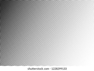 Gradient Dots Background. Halftone Texture. Modern Grunge Backdrop. Distressed Fade Pattern. Vector illustration