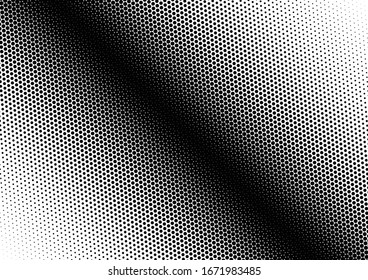 Fondo de puntos degradados. Superposición Grunge Moderna. Textura pop-art. Fondo monocromo. Ilustración del vector
