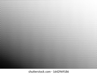 Gradient Dots Background. Monochrome Overlay. Modern Texture. Abstract Halftone Pattern. Vector illustration