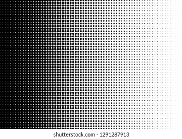 Gradient Dots Background. Pop-art Texture. Abstract Points Overlay. Modern Fade Backdrop. Vector illustration