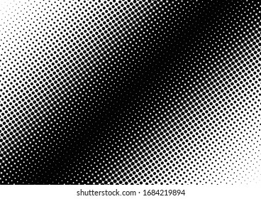 Gradient Dots Background. Pop-art Texture. Monochrome Backdrop. Vintage Halftone Overlay. Vector illustration