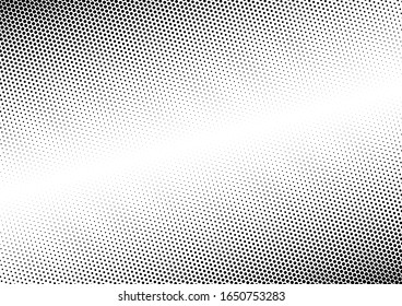 Gradient Dots Background. Vintage Abstract Overlay. Grunge Pop-art Pattern. Monochrome Points Texture. Vector illustration