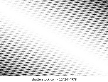 Gradient Dots Background. Vintage Backdrop. Abstract Texture. Monochrome Pattern. Vector illustration