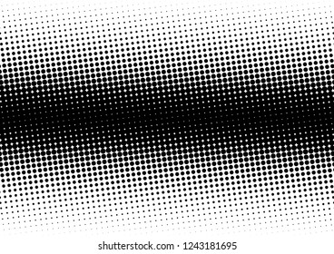 Gradient Dots Background. Vintage Overlay. Points Pattern. Monochrome Fade Texture. Vector illustration