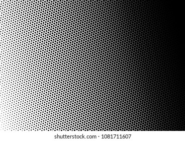 Gradient Dotted Halftone Background. Abstract Backdrop. Vintage Black and White Pattern. Pop-art Modern Texture. Vector illustration