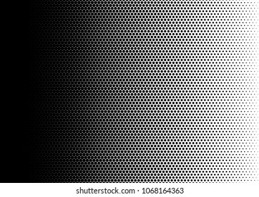 Gradient Dotted Halftone Background. Pop-art Abstract Overlay. Vintage Backdrop. Distressed Modern Pattern. Vector illustration