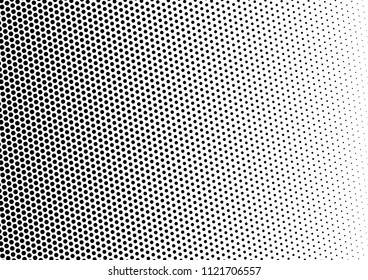 Gradient Dotted Halftone Background. Vintage Backdrop. Dots Pattern. Points Fade Texture. Vector illustration