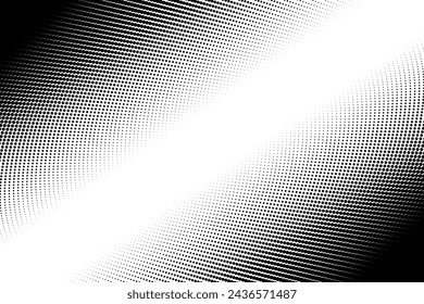 Gradient dotted halftone vector background. Halftone texture, dotted overlay, retro comic art. Vector illustration