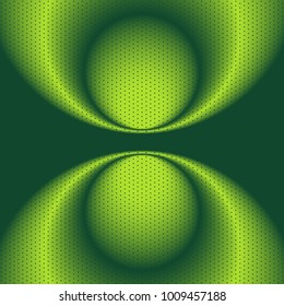 Gradient duotone background decorate with halftone pattern, vector illustration