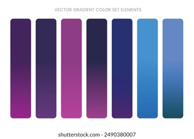 Gradiente duotono tema color transiciones Vector Plantilla pastel tono suave fondo colorido para el diseño gráfico de la pantalla. Ilustración vectorial EPS10 archivo.