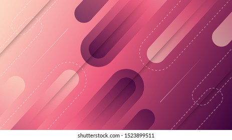 Gradient dynamic abstract shapes background