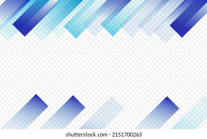 Gradient Element Vector Transparent Background. Blue Abstract Shape Cover. Web Line Pattern. Concept Design.
