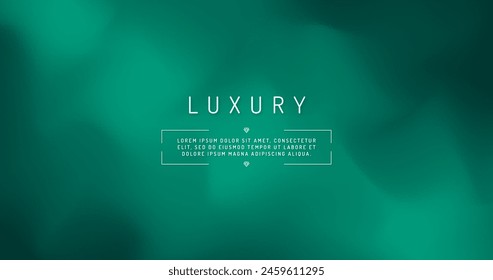 Gradient emerald background vector design in eps 10