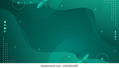 Gradient emerald background vector design in eps 10