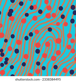 Gradient Endless Classic Spring Leaves Print. Vivid Repetitive Color Decorative Ornament, Seamless Design. Colorful Seamless Abstract Organic Element Art. 