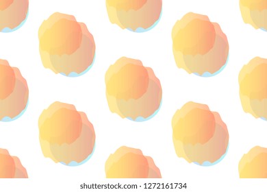 Gradient Energy and vibrant shapes style isolated on white background.  Seamless pattern stock vector illustration.
