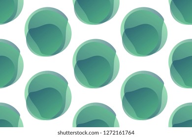 Gradient Energy and vibrant shapes style isolated on white background.  Seamless pattern stock vector illustration.
