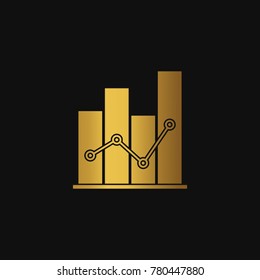 Gradient Finance logo gold template design vector icons logotype emblem business company profile