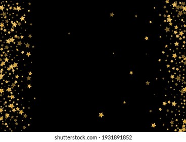 Gradient Flare Sequin Design. Spray Glitter Illustration. Gold Spark Shiny Pattern. Light Star Background.