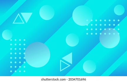 Gradient Flat geometric Dark Blue background
