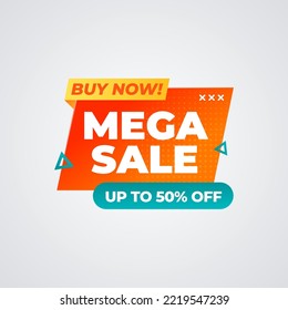 Gradient Flat sale badges vector ilustration