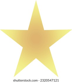 Gradient Flat Star Illustration for Ranking Review Rating