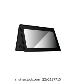 Gradient flip laptop screen vector