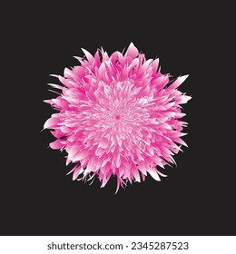 Flor gradiente Fondo colorido Ilustración Diseño plano