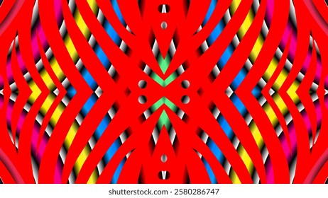 gradient flower and leaf art pattern of indonesian culture traditional tenun batik ethnic dayak ornament for wallpaper ads background
