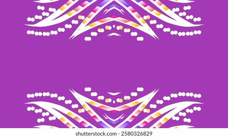 gradient flower and leaf art pattern of indonesian culture traditional tenun batik ethnic dayak ornament for wallpaper ads background