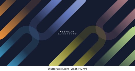 Gradient Flowing Stock Line Waving Particle Geometric Abstract Background. Modern Futuristic Rectangle Wavy Lines Pattern Background Concept For Science, Music Cover, Website, Header, Banner