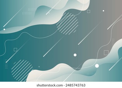 Gradient fluid background. Vector illustration.