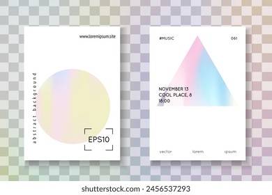 Fluido de gradiente. Diseño cromado. Pantalla de cristal. Tapa Abstractas rosa. Malla holográfica. Lámina de neón. Folleto de metal colorido. Líquido degradado azul