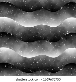 Gradient Fluid geometric creative background. Fancy for cards, prints, cosmic neon designs. Liquid trendy vector shapes