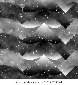 Gradient Fluid geometric creative background. Fancy for cards, prints, cosmic neon designs. Liquid trendy vector shapes