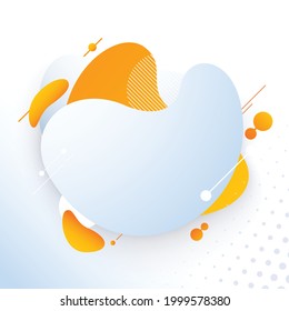 Gradient Fluid graphic design. Vector banner illustration eps10.