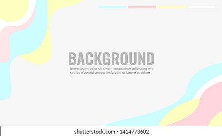 Gradient fluid landscape background for many design works with space for text