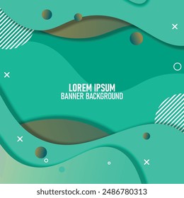 Gradient fluid paper style background. Vector illustration. Design for your business advert.