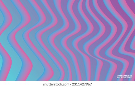 Ilustración de arte de la línea púrpura del fluido degradado
